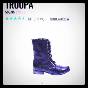 Steve Madden Troopa boots size 7